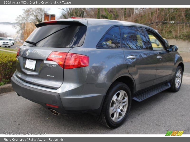 Sterling Gray Metallic / Taupe 2009 Acura MDX