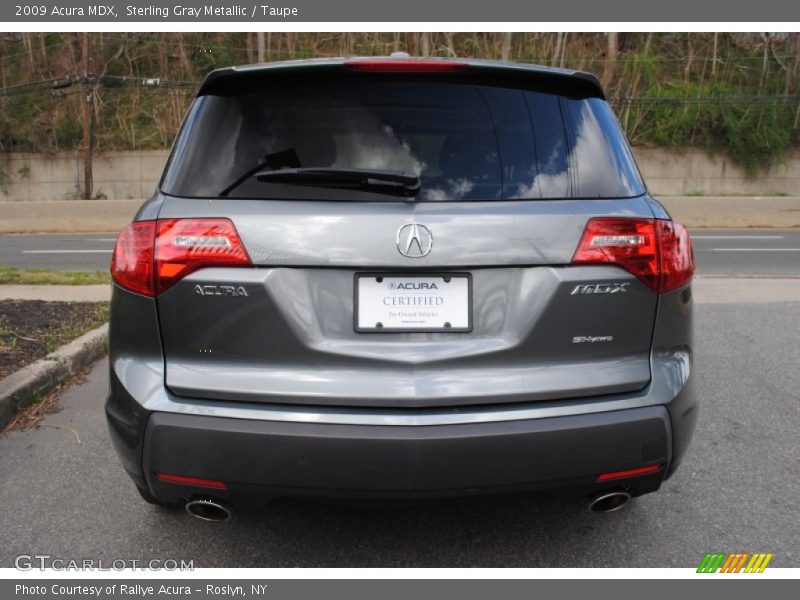 Sterling Gray Metallic / Taupe 2009 Acura MDX