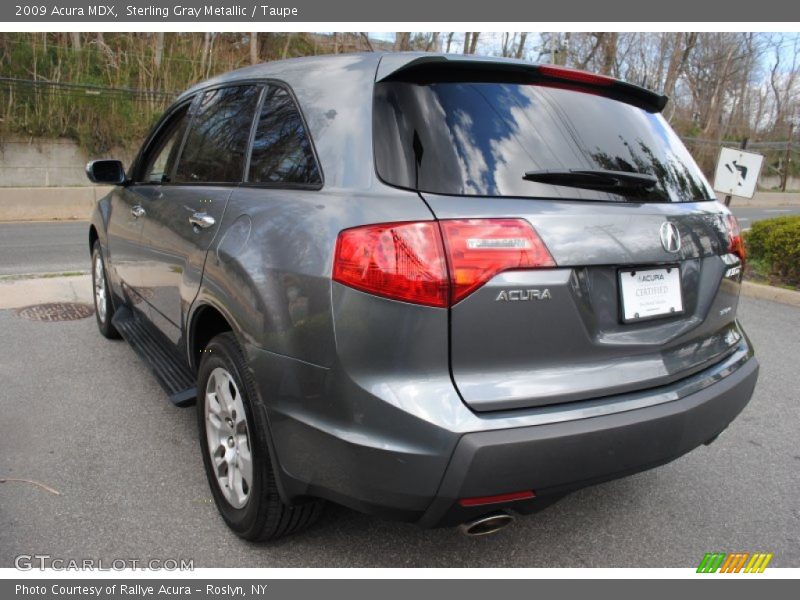 Sterling Gray Metallic / Taupe 2009 Acura MDX