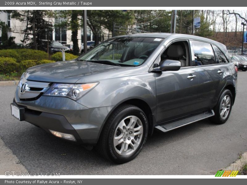 Sterling Gray Metallic / Taupe 2009 Acura MDX