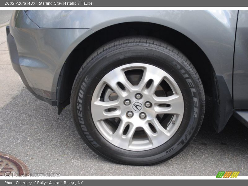 Sterling Gray Metallic / Taupe 2009 Acura MDX