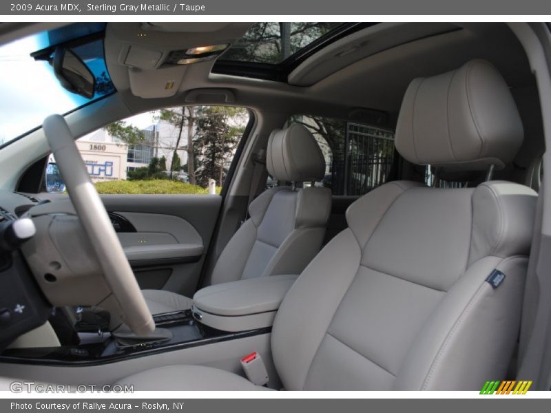 Sterling Gray Metallic / Taupe 2009 Acura MDX