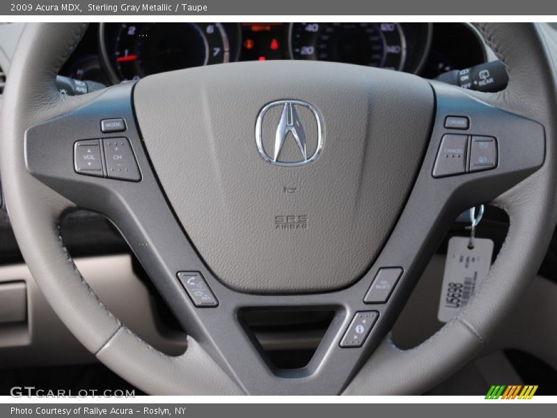 Sterling Gray Metallic / Taupe 2009 Acura MDX