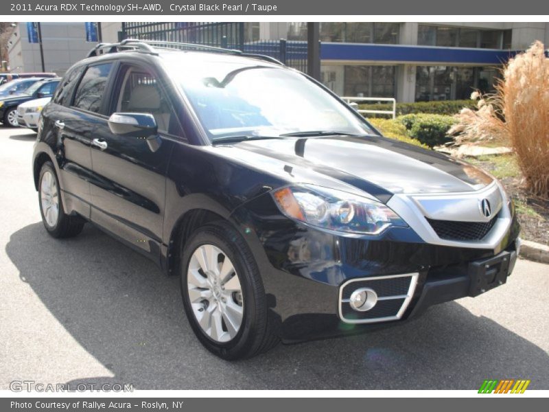 Crystal Black Pearl / Taupe 2011 Acura RDX Technology SH-AWD