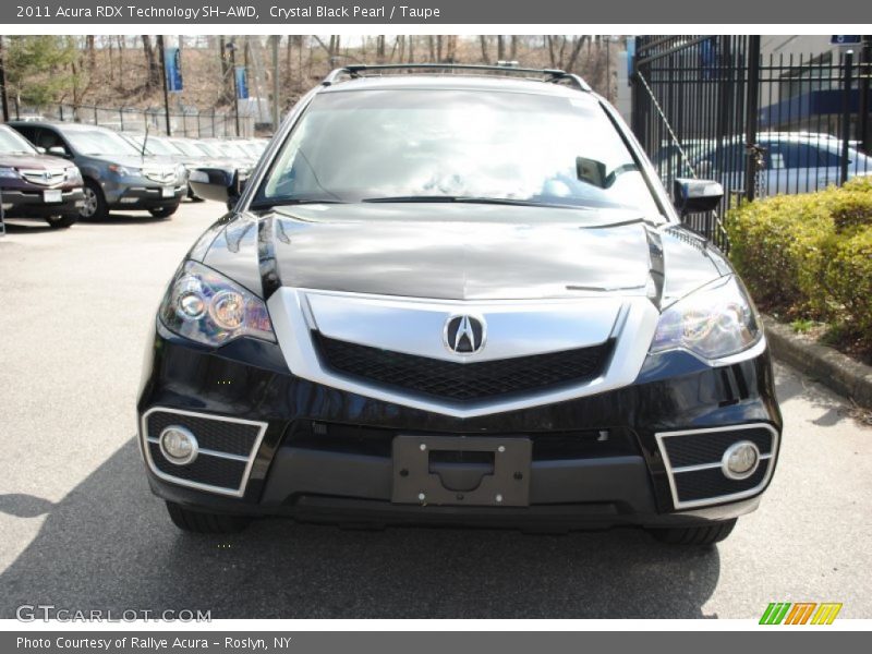 Crystal Black Pearl / Taupe 2011 Acura RDX Technology SH-AWD