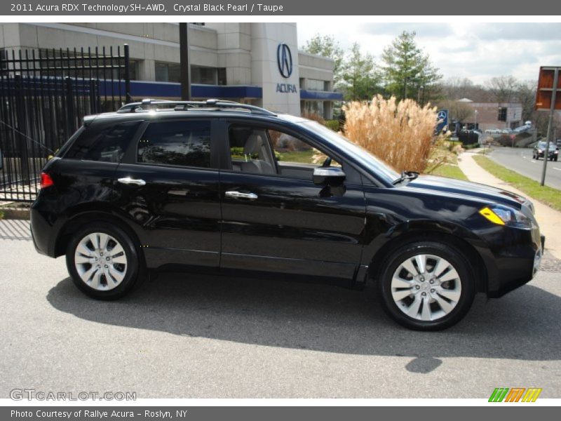 Crystal Black Pearl / Taupe 2011 Acura RDX Technology SH-AWD