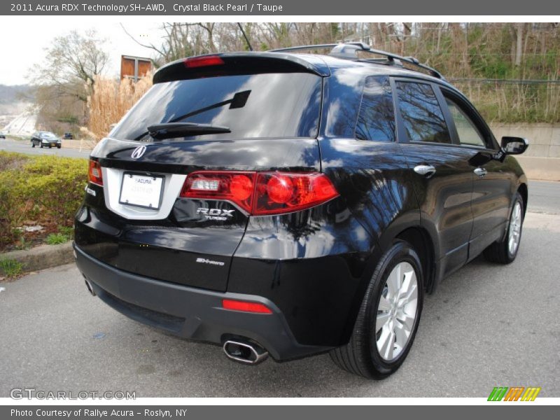 Crystal Black Pearl / Taupe 2011 Acura RDX Technology SH-AWD