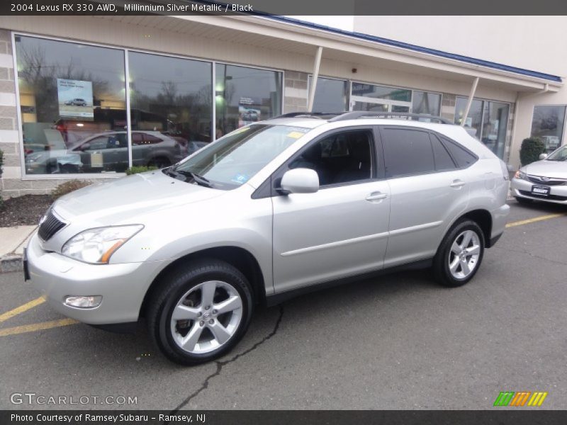 Millinnium Silver Metallic / Black 2004 Lexus RX 330 AWD