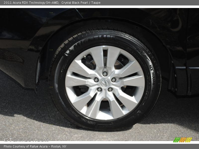 Crystal Black Pearl / Taupe 2011 Acura RDX Technology SH-AWD