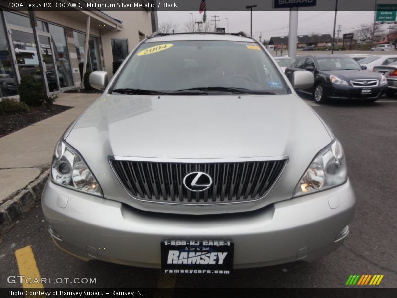 Millinnium Silver Metallic / Black 2004 Lexus RX 330 AWD