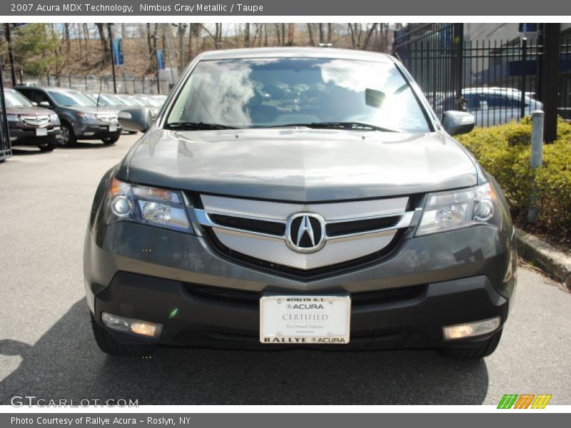 Nimbus Gray Metallic / Taupe 2007 Acura MDX Technology