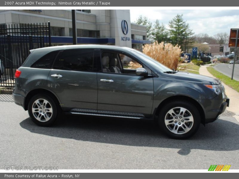 Nimbus Gray Metallic / Taupe 2007 Acura MDX Technology
