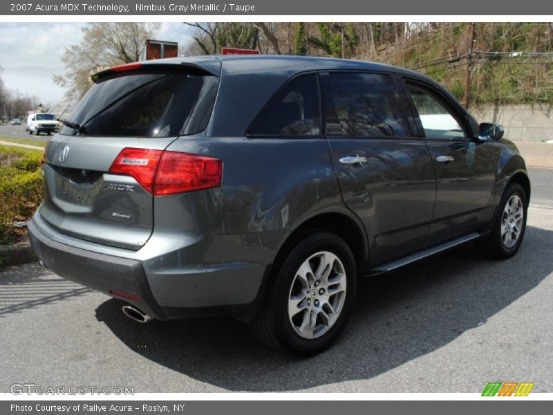 Nimbus Gray Metallic / Taupe 2007 Acura MDX Technology