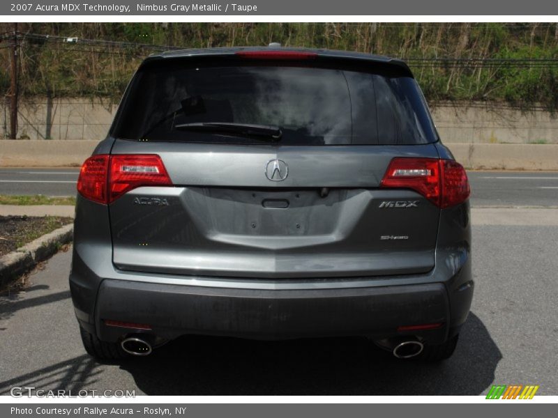 Nimbus Gray Metallic / Taupe 2007 Acura MDX Technology