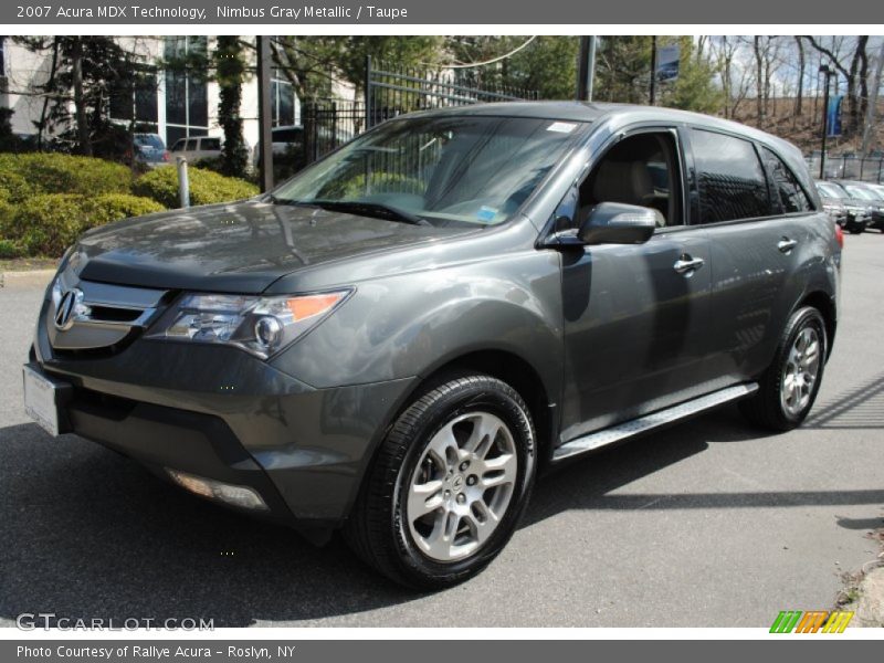 Nimbus Gray Metallic / Taupe 2007 Acura MDX Technology