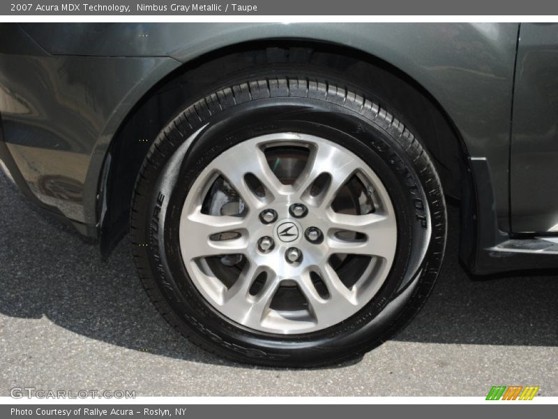 Nimbus Gray Metallic / Taupe 2007 Acura MDX Technology