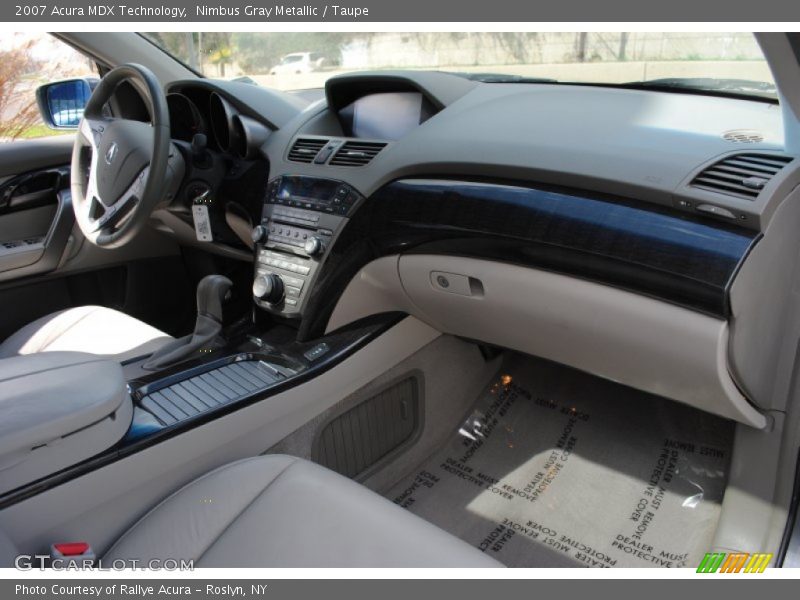 Nimbus Gray Metallic / Taupe 2007 Acura MDX Technology