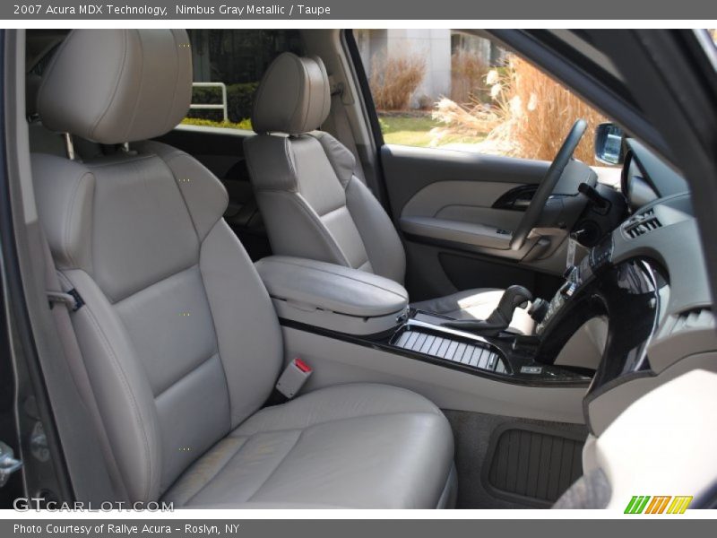 Nimbus Gray Metallic / Taupe 2007 Acura MDX Technology