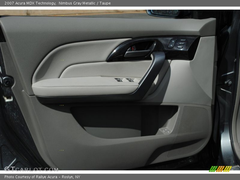 Nimbus Gray Metallic / Taupe 2007 Acura MDX Technology