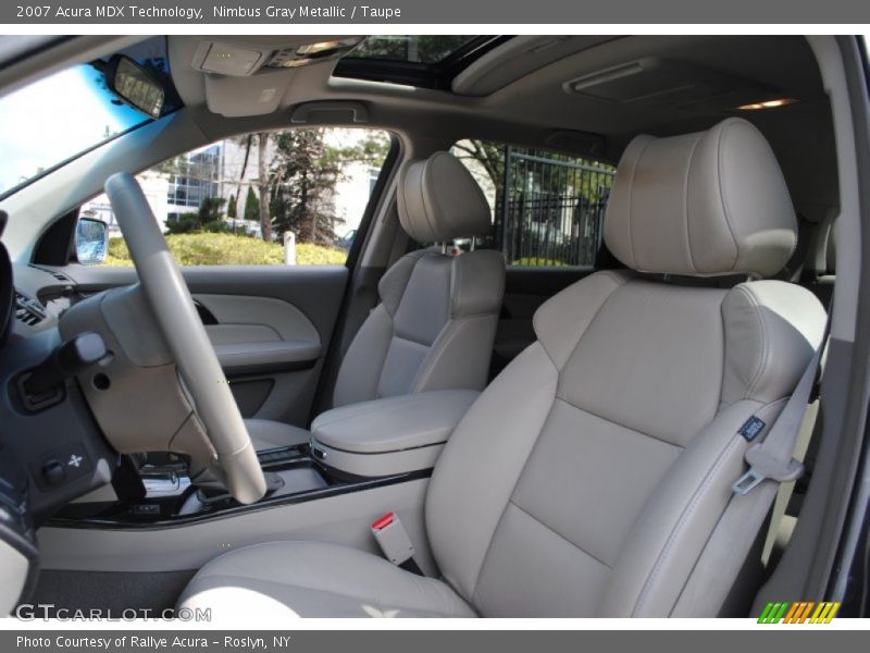 Nimbus Gray Metallic / Taupe 2007 Acura MDX Technology
