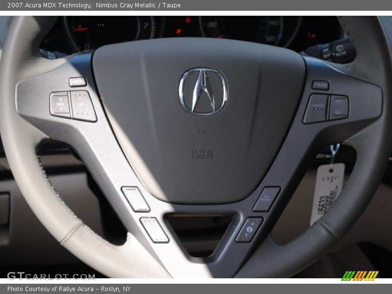 Nimbus Gray Metallic / Taupe 2007 Acura MDX Technology