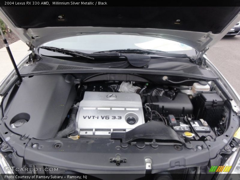 Millinnium Silver Metallic / Black 2004 Lexus RX 330 AWD