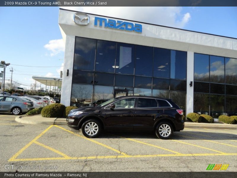 Black Cherry Mica / Sand 2009 Mazda CX-9 Touring AWD