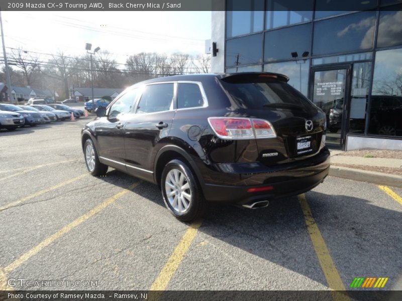 Black Cherry Mica / Sand 2009 Mazda CX-9 Touring AWD