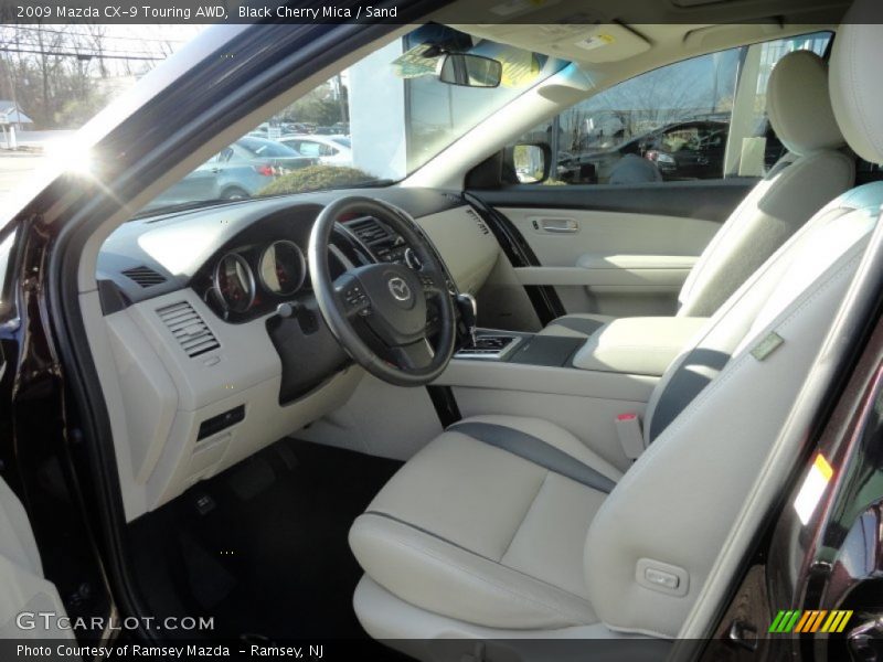 Black Cherry Mica / Sand 2009 Mazda CX-9 Touring AWD