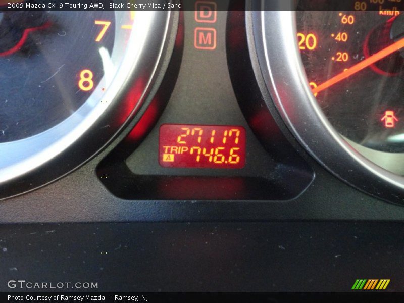 Black Cherry Mica / Sand 2009 Mazda CX-9 Touring AWD