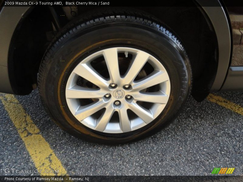 Black Cherry Mica / Sand 2009 Mazda CX-9 Touring AWD