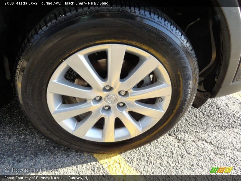 Black Cherry Mica / Sand 2009 Mazda CX-9 Touring AWD