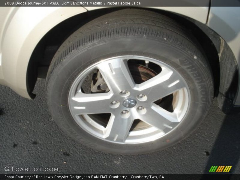 Light Sandstone Metallic / Pastel Pebble Beige 2009 Dodge Journey SXT AWD