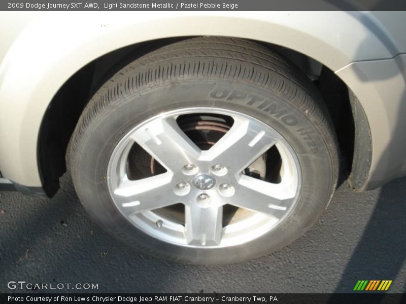 Light Sandstone Metallic / Pastel Pebble Beige 2009 Dodge Journey SXT AWD