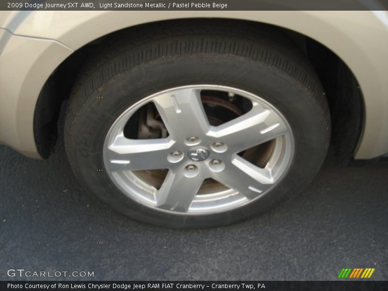 Light Sandstone Metallic / Pastel Pebble Beige 2009 Dodge Journey SXT AWD