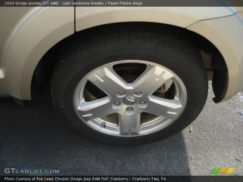 Light Sandstone Metallic / Pastel Pebble Beige 2009 Dodge Journey SXT AWD
