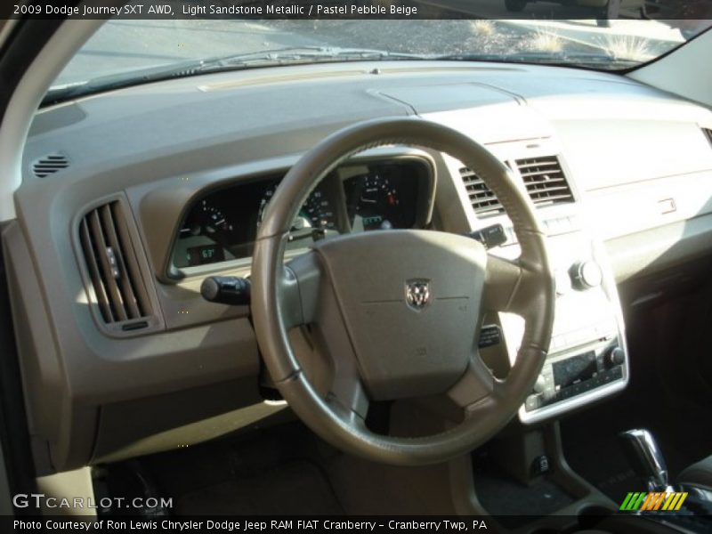 Light Sandstone Metallic / Pastel Pebble Beige 2009 Dodge Journey SXT AWD