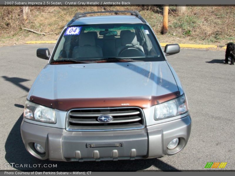 Crystal Gray Metallic / Anthracite Black 2007 Subaru Impreza 2.5i Sedan