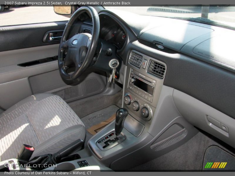 Crystal Gray Metallic / Anthracite Black 2007 Subaru Impreza 2.5i Sedan