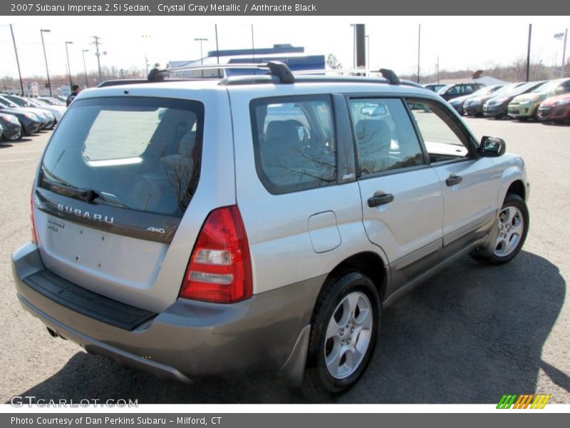 Crystal Gray Metallic / Anthracite Black 2007 Subaru Impreza 2.5i Sedan