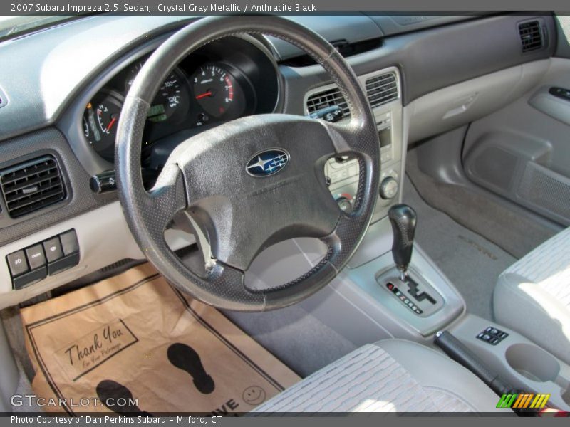  2007 Impreza 2.5i Sedan Anthracite Black Interior