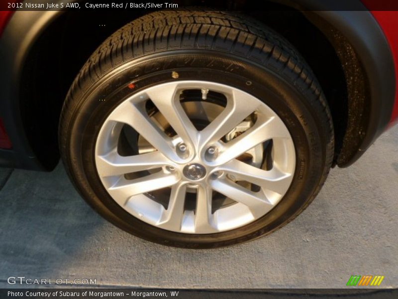 Cayenne Red / Black/Silver Trim 2012 Nissan Juke S AWD
