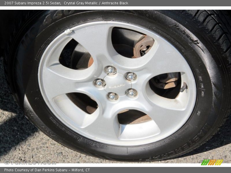 Crystal Gray Metallic / Anthracite Black 2007 Subaru Impreza 2.5i Sedan