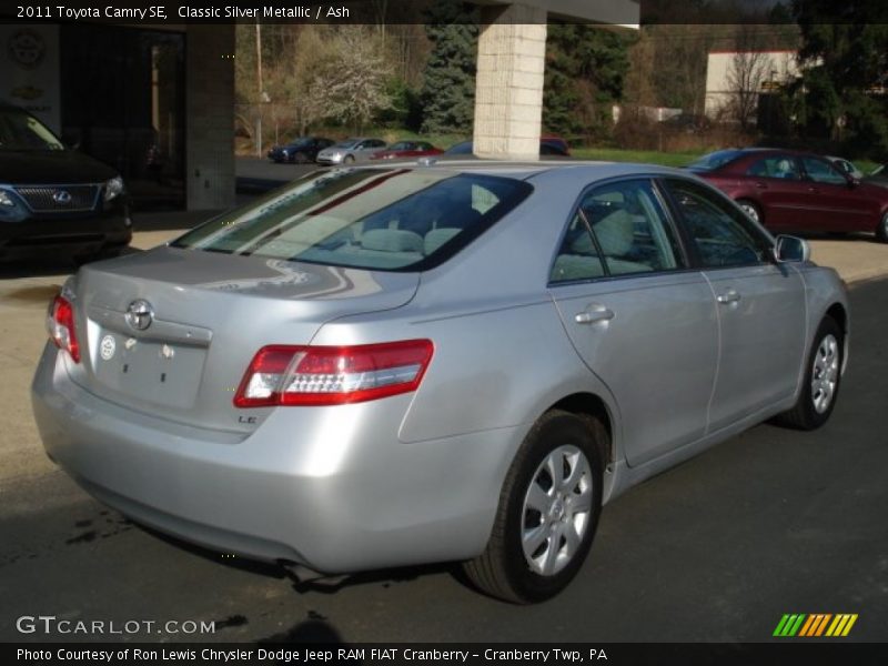 Classic Silver Metallic / Ash 2011 Toyota Camry SE