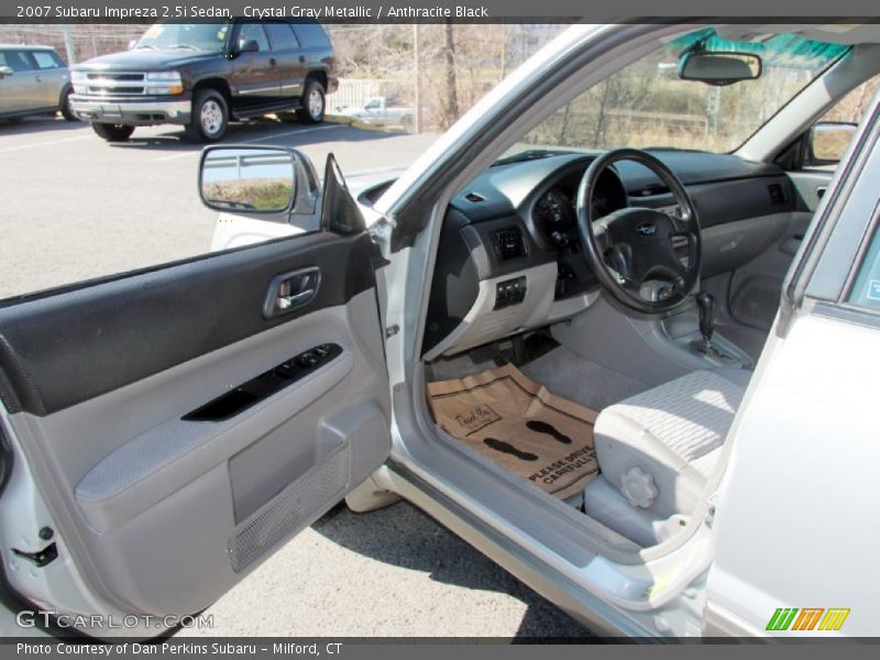  2007 Impreza 2.5i Sedan Anthracite Black Interior