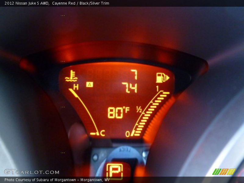 Cayenne Red / Black/Silver Trim 2012 Nissan Juke S AWD