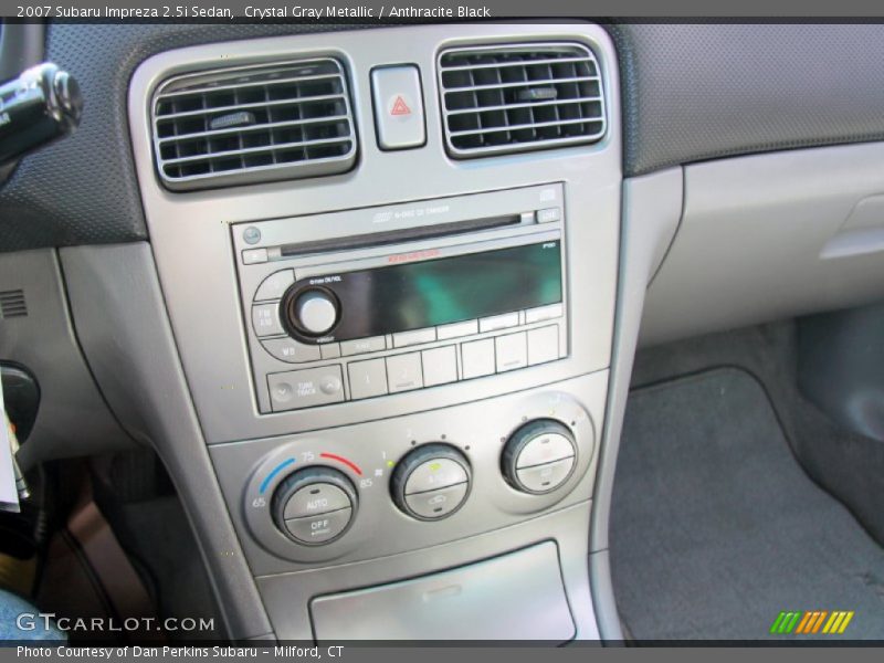Controls of 2007 Impreza 2.5i Sedan