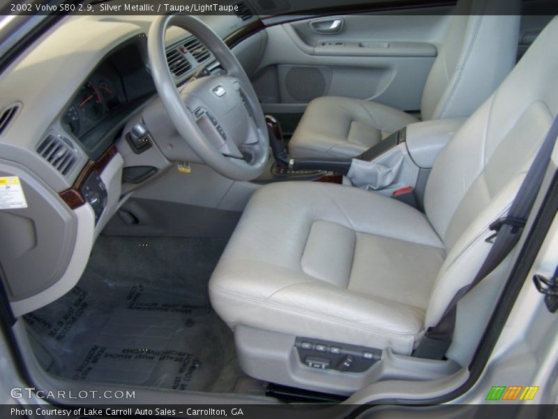 Silver Metallic / Taupe/LightTaupe 2002 Volvo S80 2.9