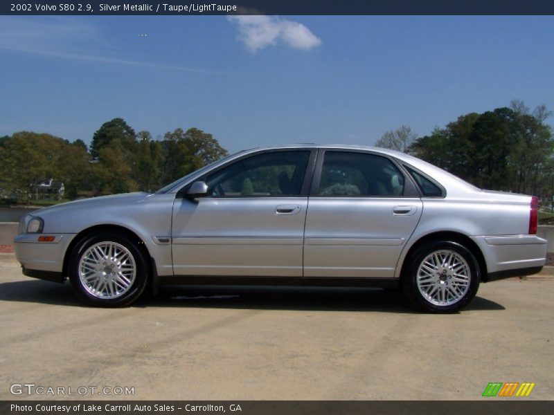 Silver Metallic / Taupe/LightTaupe 2002 Volvo S80 2.9