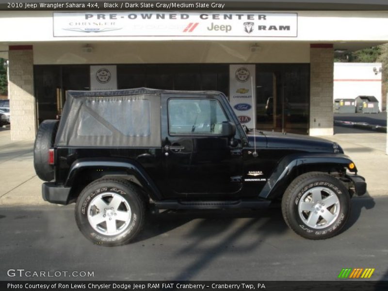 Black / Dark Slate Gray/Medium Slate Gray 2010 Jeep Wrangler Sahara 4x4